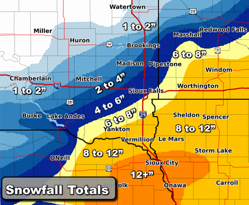 Blizzard Warning For Tuesday – Including Sioux Falls