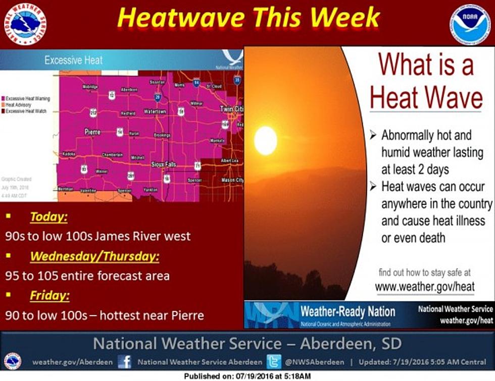 Excessive Heat Warning In Effect Wednesday Through Friday