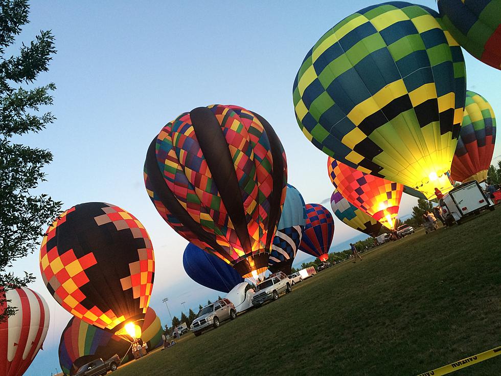 Hot Air Balloon Glow Brightens the Sioux Falls Sky