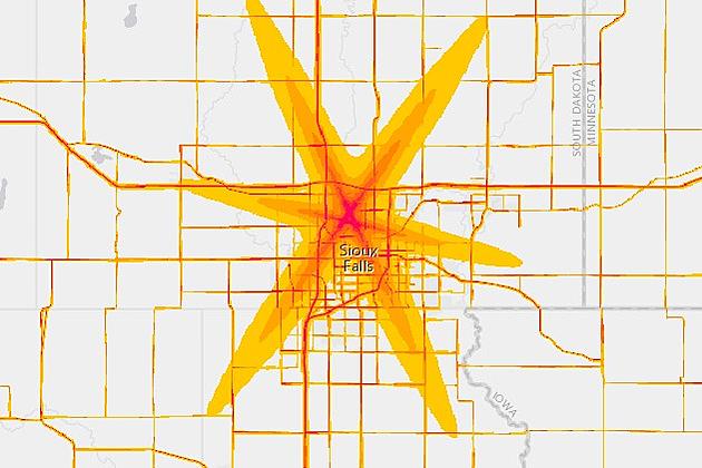 Check Out This Map of the Noisiest Spots in Sioux Falls