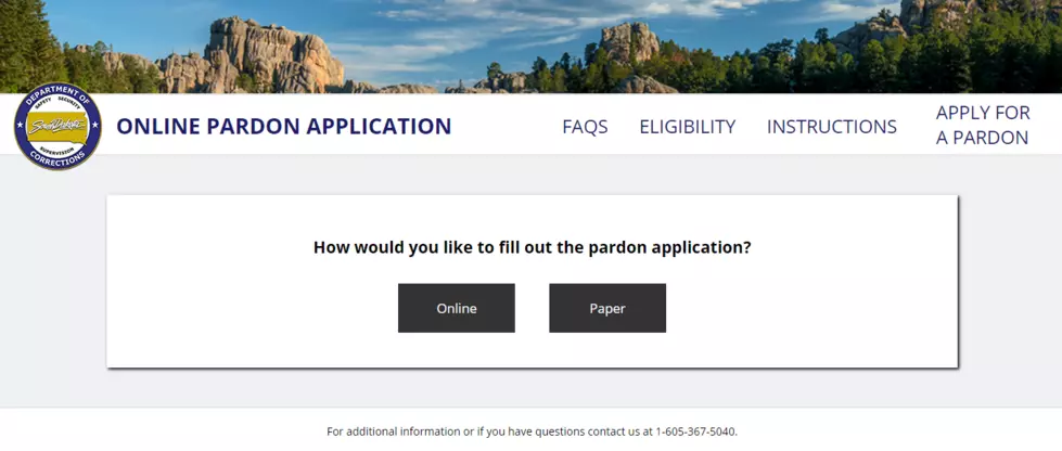 Now You Can Apply for a South Dakota Pardon Online