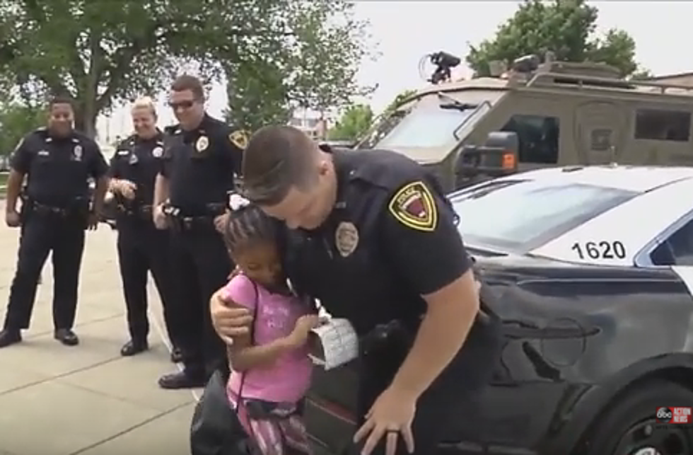 Seven-Year Old Wants to Hug Police Officers in Every State