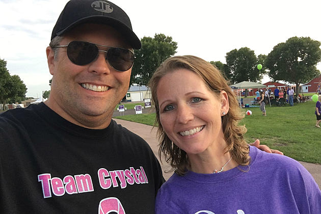 Crystal and I Make Laps at Sioux Falls Relay for Life