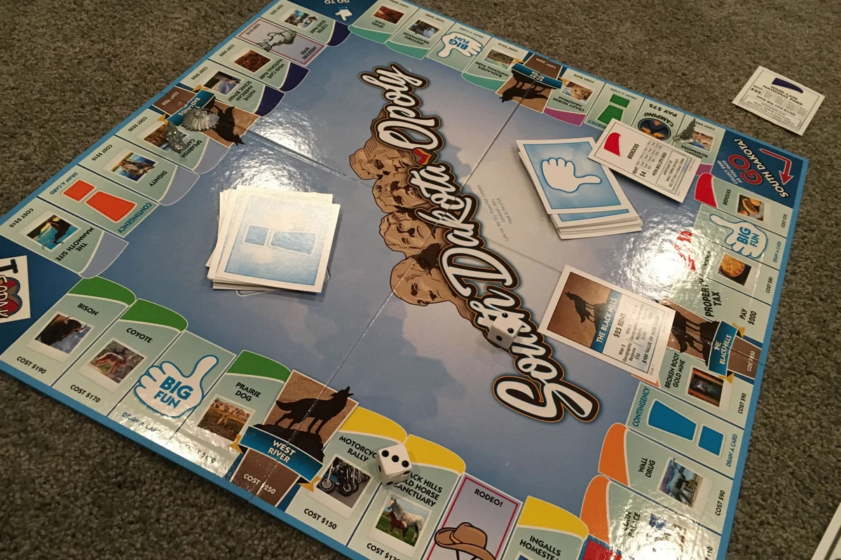 South Dakota opoly Board Game Hits Shelves