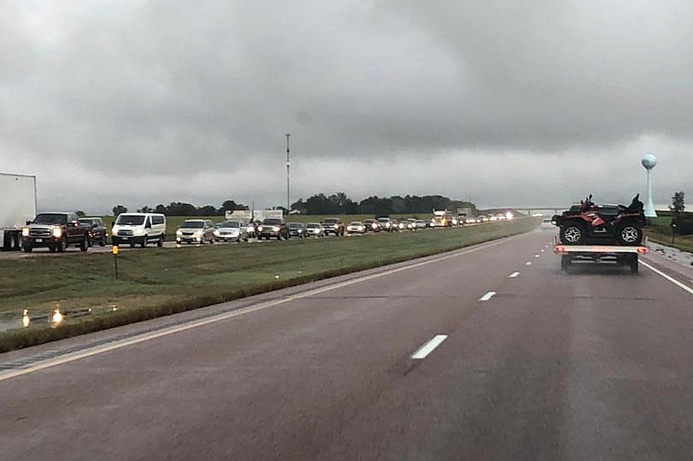 Multi-Car Backup on I-90 near Sioux Falls Creates Traffic Delay