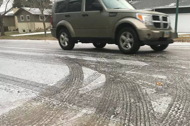 Icy Conditions Making Drive Home Treacherous