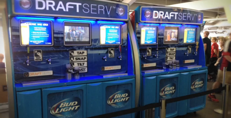 Twins Fans Have A Reason To Cheer.  Target Field Has Self Serve Beer Machines!