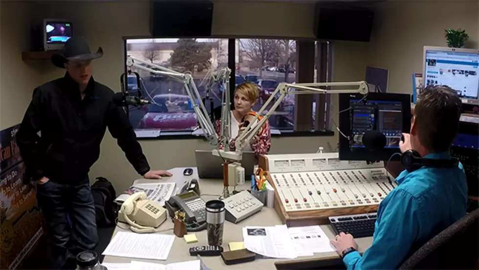 Professional Bull Rider Nathan Schaper Pays In-Studio Visit While in Sioux Falls