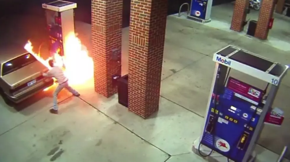 Man with Arachnophobia Forgets That Gas and Flames Do Not Mix