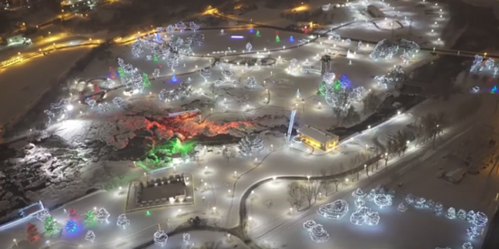 Winter Wonderland From Above