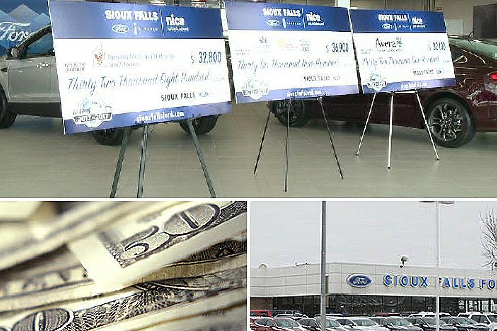 Sioux Falls Ford Lincoln Writes Three Checks to Local Charities