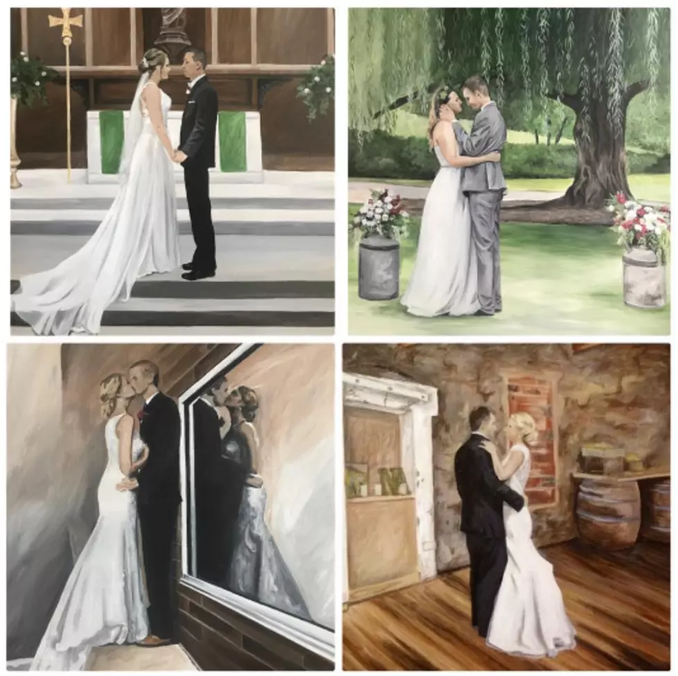 Sioux Falls Artist Captures Wedding Moments with Live Paintings