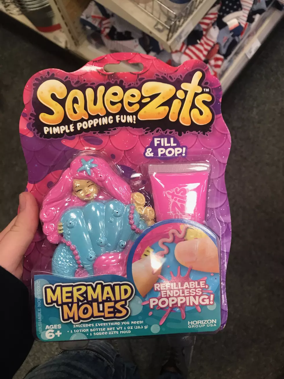 Squeeze-Zits Mermaid Moles Some Summer Pimple Popping Fun!