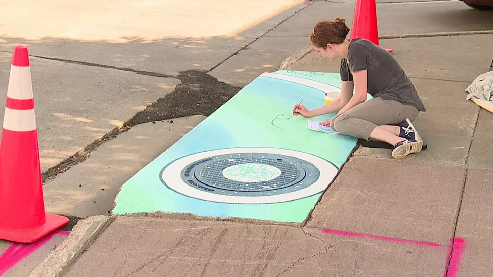 Storm Drain Art Project Begins In Downtown Sioux Falls