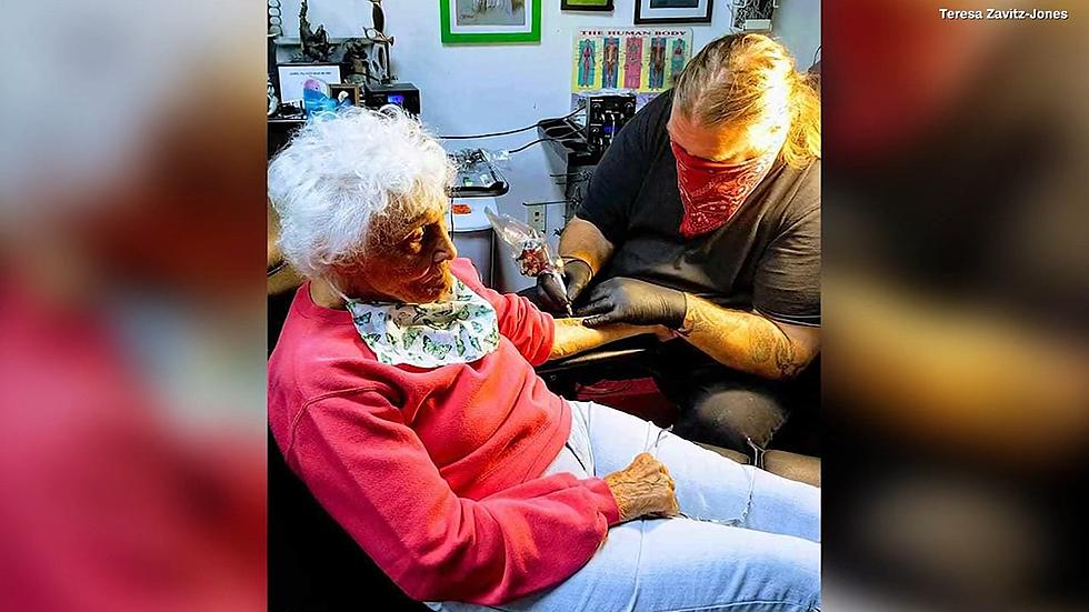 ‘Biker Granny’ Turns 103; Gets First Tattoo