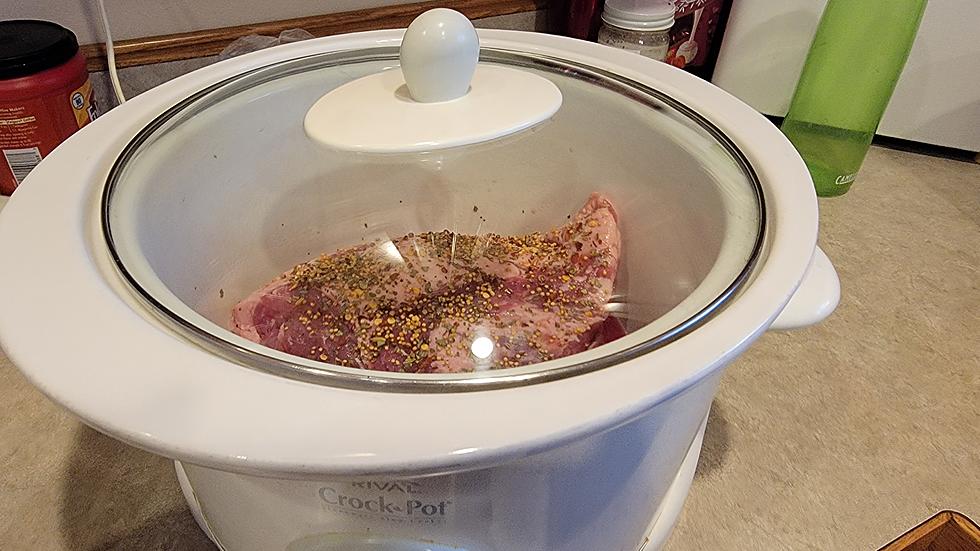 Corned Beef in the Crock Pot for Dinner Tonight!