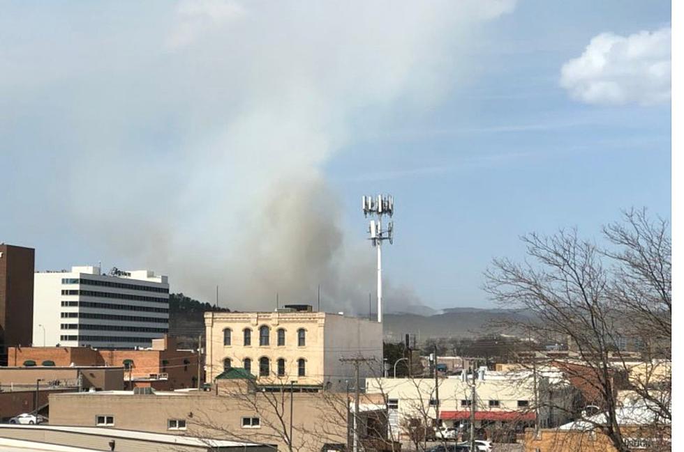 Rapid City Threatened by Wild Fires-High Winds