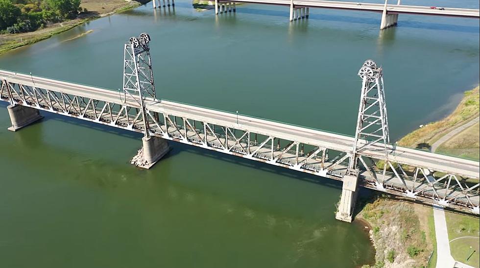 Drone Footage of the Historic Meridian Bridge in Yankton