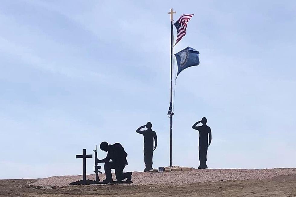 See New Patriotic Display Along SD Highway 18