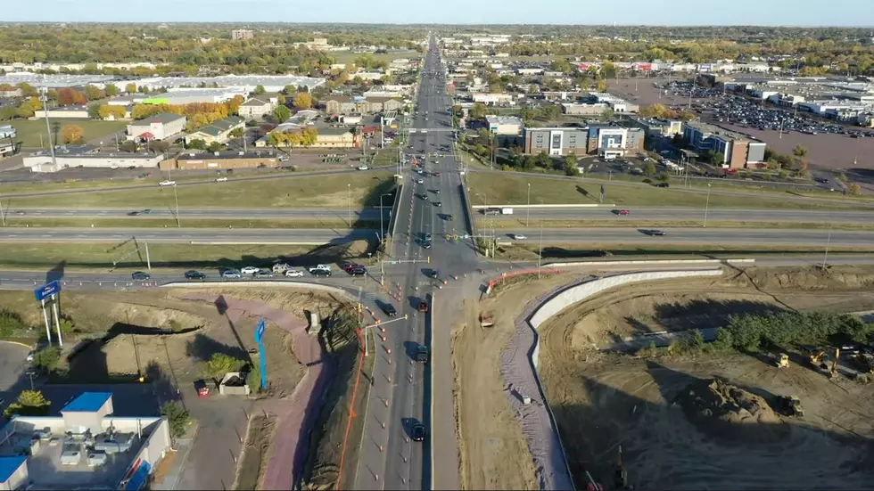Fly Over The Sioux Falls I29 Diverging Diamond Project