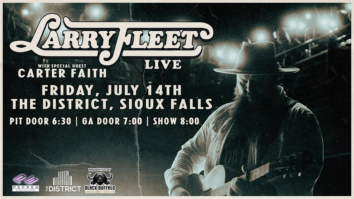 Larry Fleet to Play The District in Sioux Falls