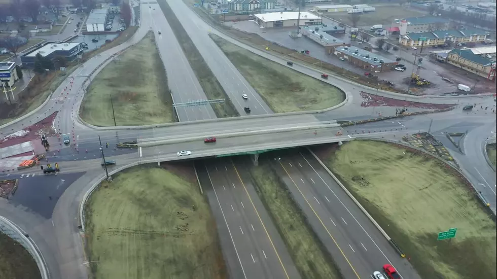 Exclusive Drone Video Shows Progress of 41st Street DDI Project in Sioux Falls