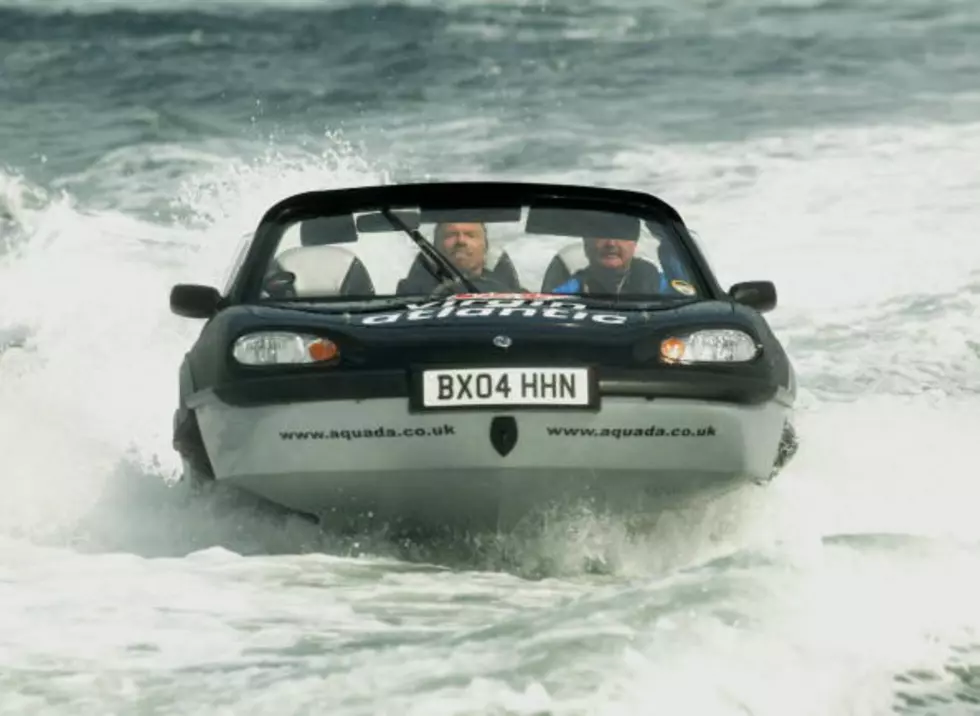 Car Turns Into Boat
