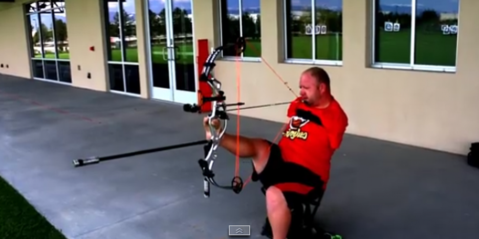 Armless Archer Shoots Cheez-Its at 100 Yards While Using Feet