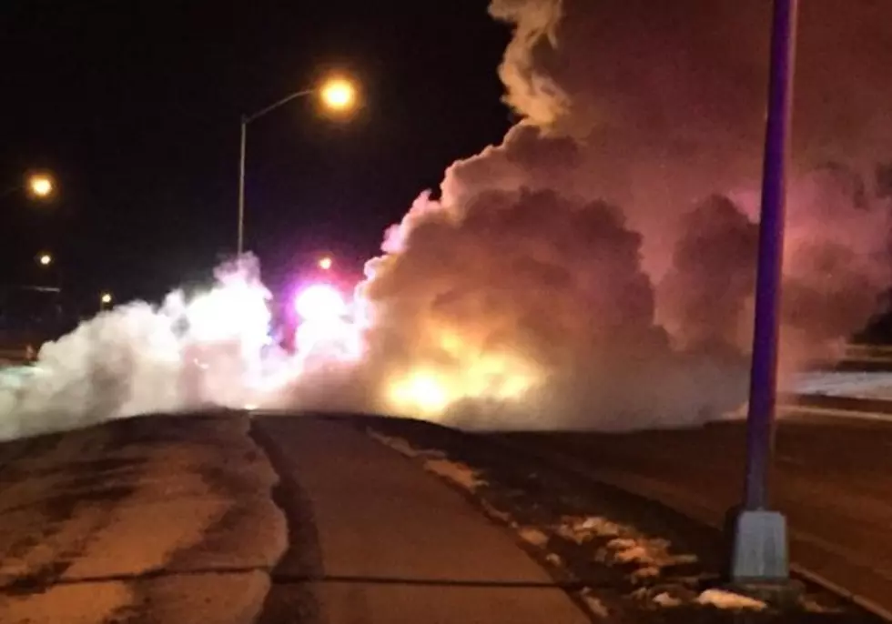 Sioux Falls Police Handle Car Fire, Snapped Power Pole