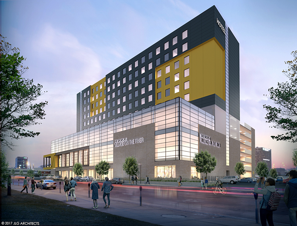 Hotel, Parking Ramp, Retail Project Downsized to Just Parking