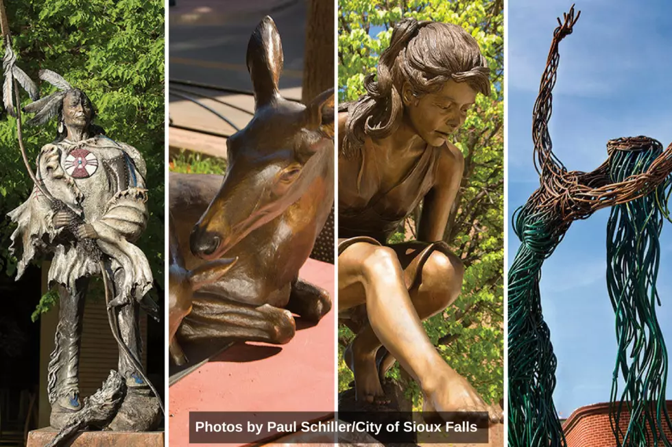 Sculpture Vandalized in Downtown Sioux Falls