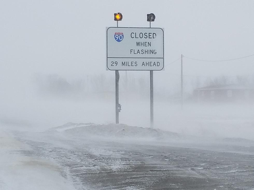 I-90 Closed from Chamberlain to Wyoming Border