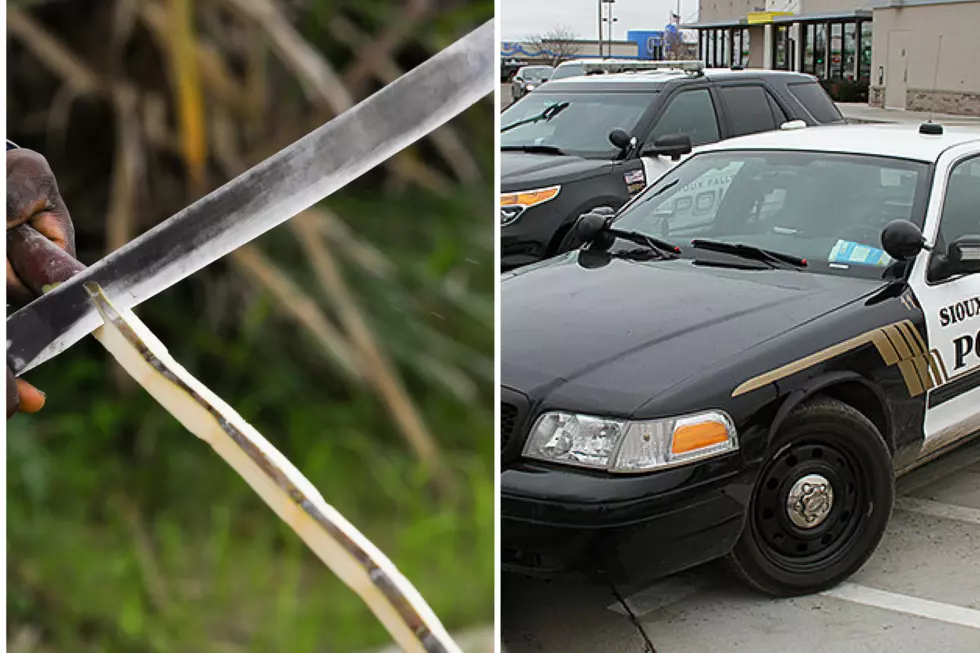 Suspect Pulls Machete on Sioux Falls Policeman