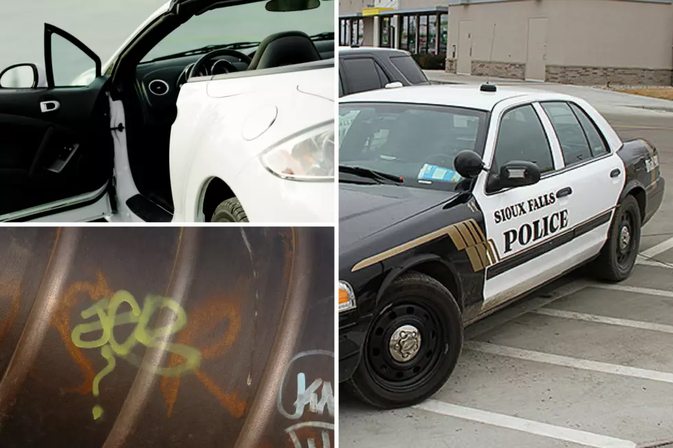 More Items Swiped from Unlocked Cars plus Graffiti Scars in Sioux Falls