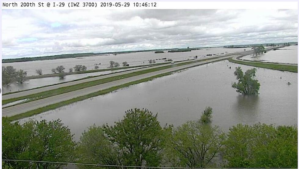 Interstate 29 in Iowa Under Water, Detour