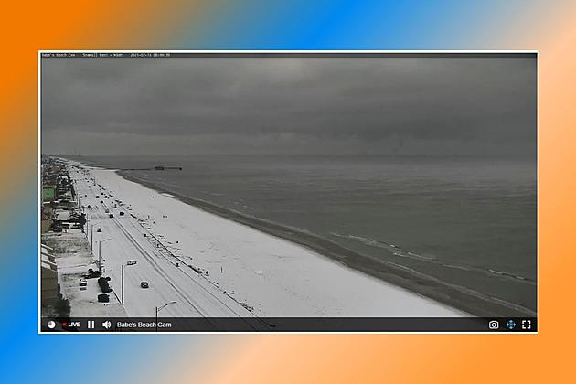 This Texas Beach Has Snow
