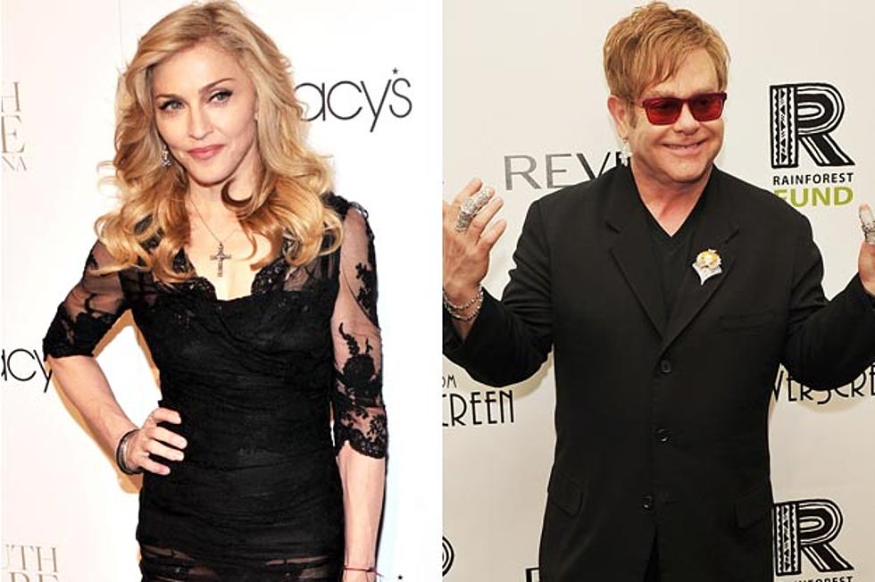 Madonna Ends Feud With Elton John …or Did She? [VIDEO]