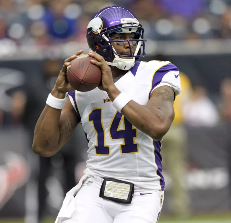 Ponder Out.  Webb a go at QB for Vikings Tonight!