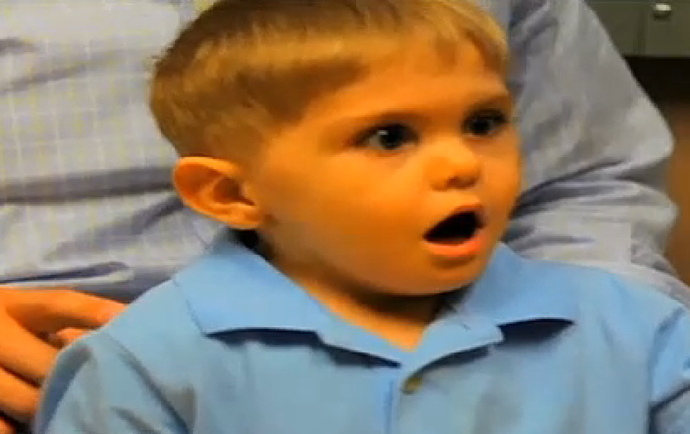 Deaf Boy Hears Dads Voice for First Time [VIDEO]