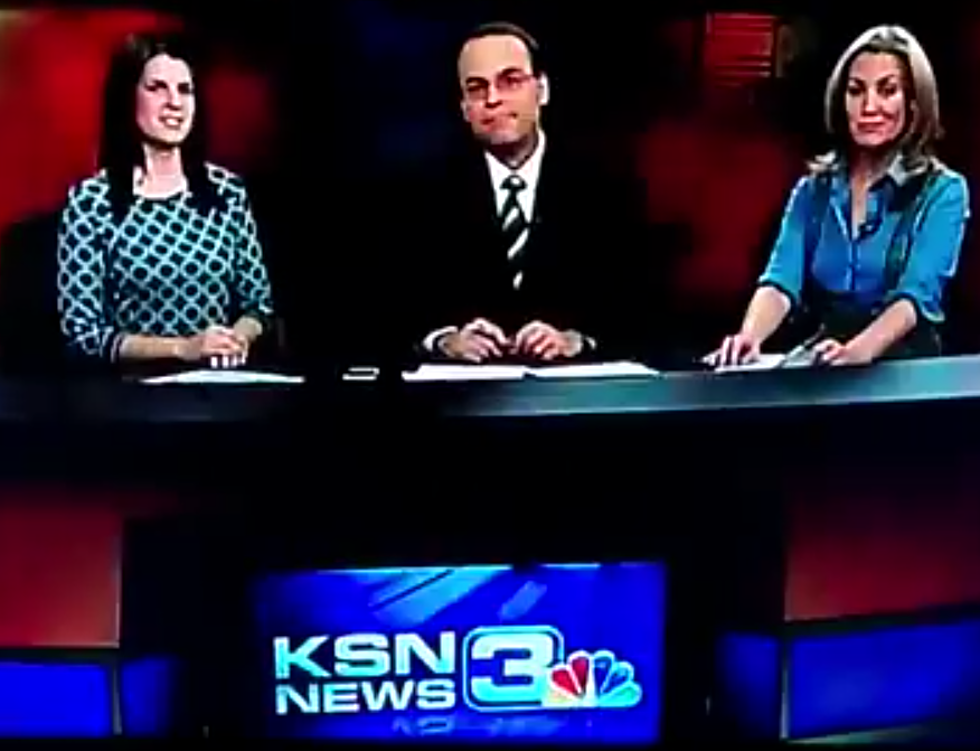 TV Anchor Lets One Fly [VIDEO]