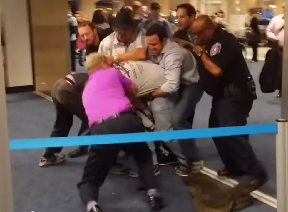 Angry, Fighting, Homophob Caught On Video As Crowd Takes Him Down