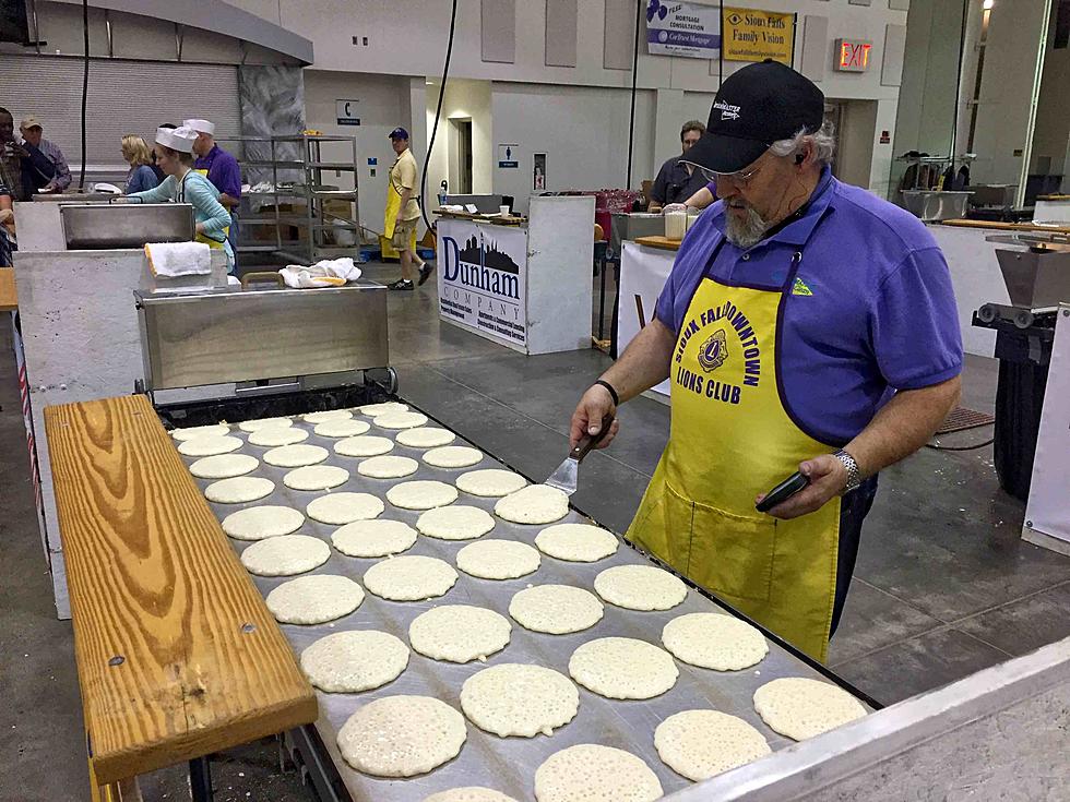 See How Over 10,000 Pancakes Are Flipped In Sioux Falls