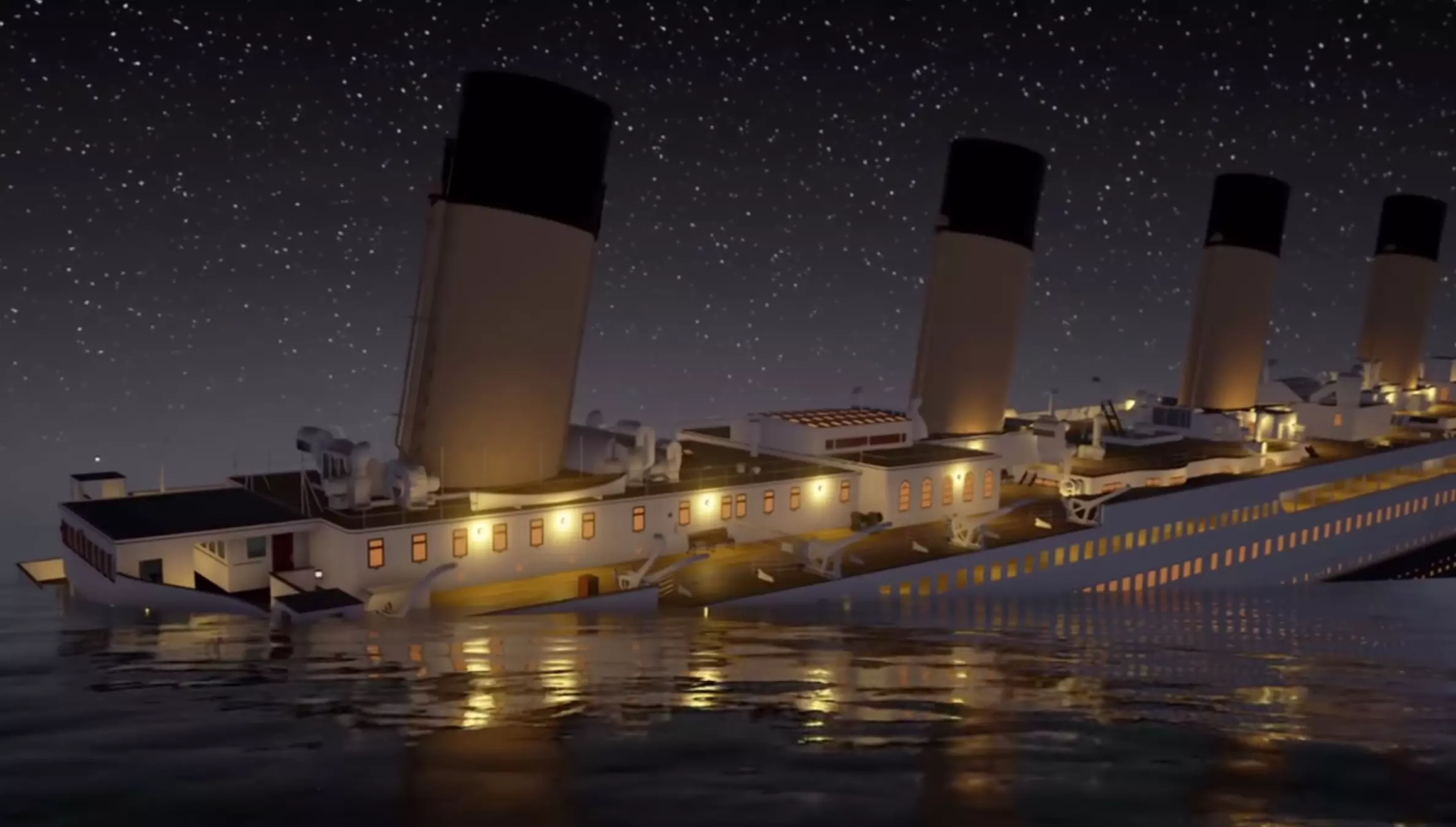 Amazing Video As Titanic Sinks In 'Real Time'