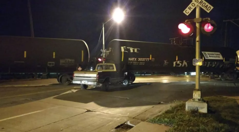 Sioux Falls Driver Arrested After Hitting Train