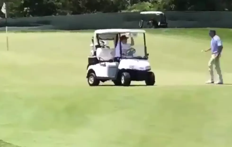 Should This Guy Be Kicked Off The Golf Course For Doing This?