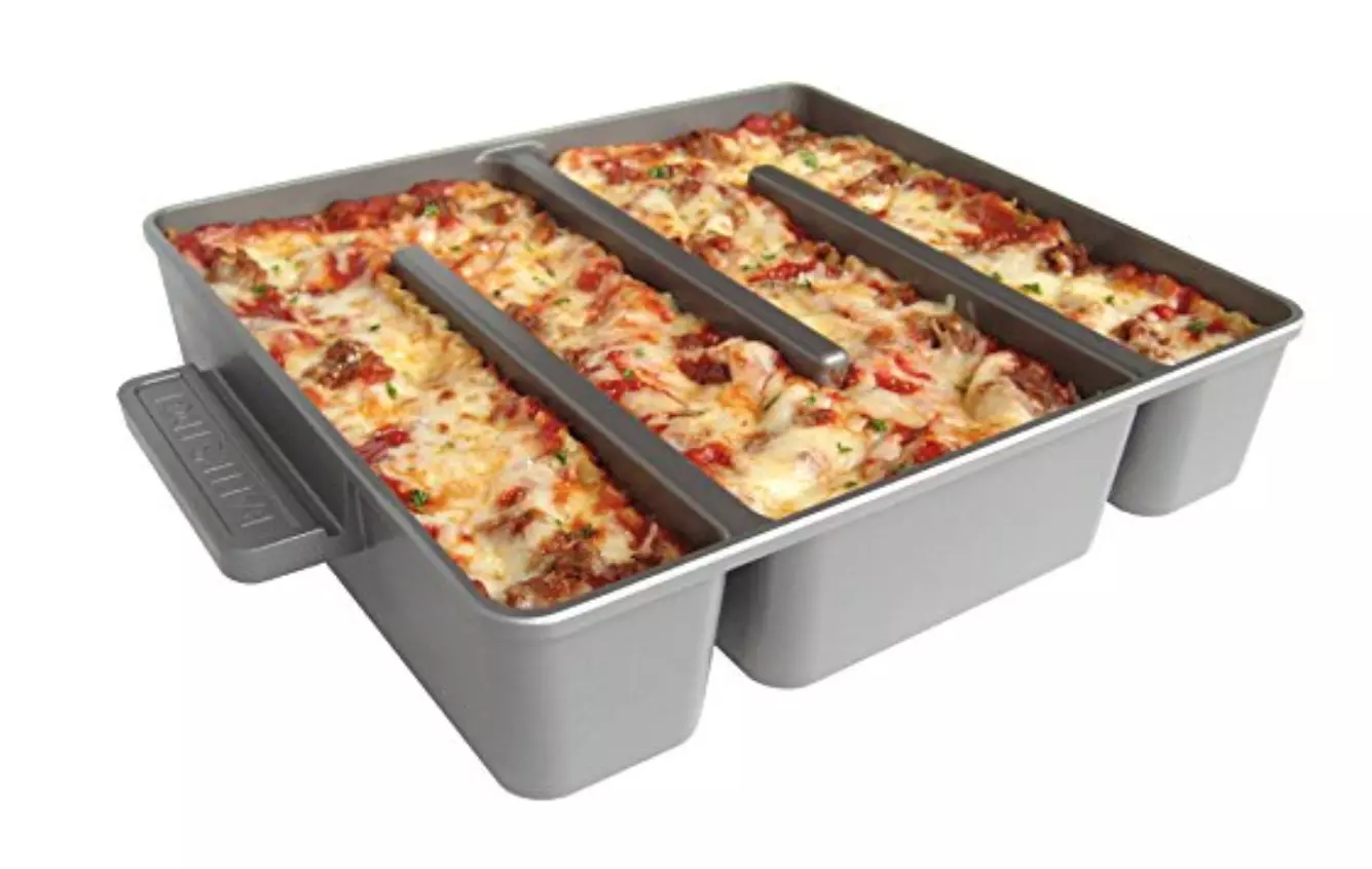 The Greatest Lasagna Pan in the Universe (Made in the USA) by Baker's Edge  — Kickstarter