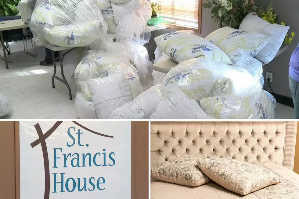 St. Francis House Receives New Pillows Courtesy of Beds By Design