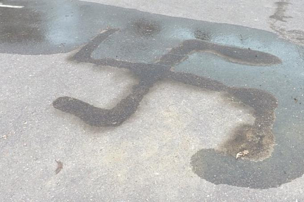 Someone Burns Swastika into Tuthill Park Parking Lot