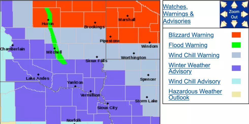 Wind Chill Warning / Winter Weather Advisory Sioux Falls Area