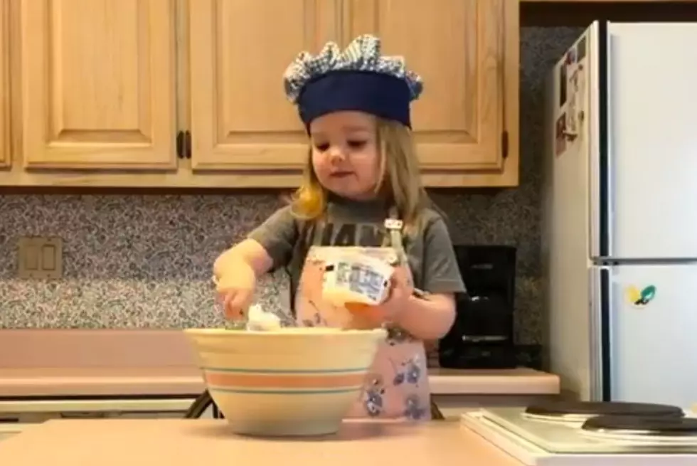 2-Year-Old Girl Has Own Quarantine Cooking Show